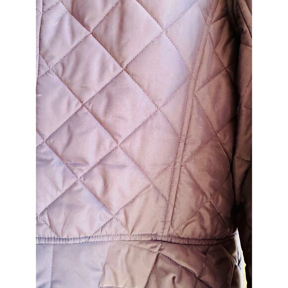 Lauren Ralph Lauren Vintage Women's Blue Solid Quilted Jacket Size XL - Picture 3 of 8